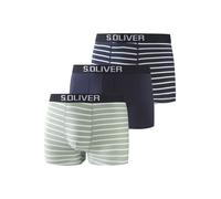 s.Oliver LM s.O Boxer Streifen 3x blau - Gr. - XXL