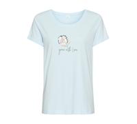 Unifarbenes Pyjama-Oberteil 36/38 blau 6011468.5407.36_38