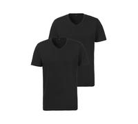 s.Oliver LM s.Oliv V-Shirt 2x 2x schwarz - Gr. - M