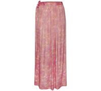 Wickelrock S.OLIVER, Damen, Gr. 38, rot (rot bedruckt), Web, Obermaterial: 60% Viskose, 40% Polyester, bedruckt, modisch, figurumspielend lang, Röcke, mit Alloverprint, Midirock, Strandrock (10786329-