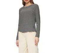s.Oliver Damen 2154336 T-Shirt Langarm, Grau/Schwarz 99g2,42