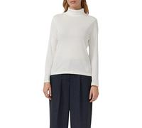 s.Oliver Longsleeve 2170936.0210.46 Slim Fit Rollkragen reine Baumwolle Creme Größe 46