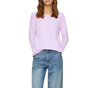 s.Oliver Longsleeve mit Flammgarnstruktur und U-Boot-Ausschnitt