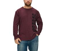 s.Oliver Longsleeve mit gummiertem Grafik-Print