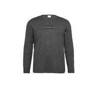 Meliertes Longsleeve aus Jersey mit Logo-Print XXL grau 2162191.98D1.XXL