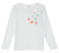 Longsleeve mit Pailletten und Applikation 128/134 weiß 2175955.0100.128_134