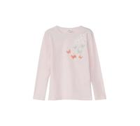 Longsleeve mit Pailletten und Applikation 116/122 pink 2175955.4117.116_122