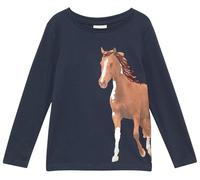 s.Oliver Longsleeve mit Pferde-Print und Pailletten