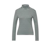 Gestreiftes Longsleeve im Slim Fit mit Rollkragen 36 grau|türkis 2170281.97G8.36