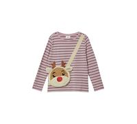 s.Oliver Longsleeve mit Weihnachtsmotiv als aufgesetzte Reißverschlusstasche