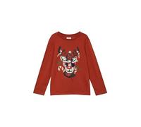 Longsleeve mit X-Mas-Frontprint und Wendepailletten-Detail 116/122 rot 2170161.3502.116_122