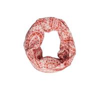 Loop-Schal aus Viskose mit All-over-Print himbeere ONESIZE