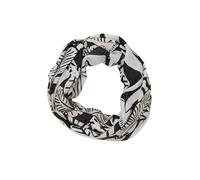Loop-Schal aus Viskose mit floralem Muster ONESIZE schwarz 2166589.99B0.ONESIZE