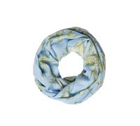 Loop-Schal aus Viskose mit floralem Muster ONESIZE blau|grün 2176910.51A4.ONESIZE