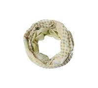 Loop-Schal mit floralem Mustermix und Karo-Design ONESIZE olive|mehrfarbig 2176913.79D6.ONESIZE
