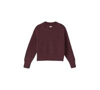 Loose Fit Strickpullover mit Stehkragen aus Chenille-Garn 170/176 rot 2170461.4927.170_176