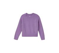s.Oliver Loose Fit Strickpullover mit Stehkragen aus Chenille-Garn