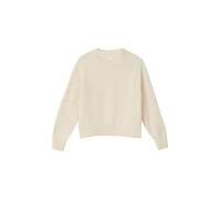 s.Oliver Strickpullover Loose Fit mit Stehkragen aus Chenille-Garn Beige 146/152