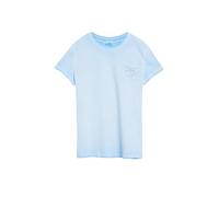 Loose Fit T-Shirt mit Applikation und Wascheffekt 146/152 blau 2179426.5140.146_152