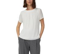 s.Oliver Luftige Chiffon-Bluse mit gesteppter Raffung