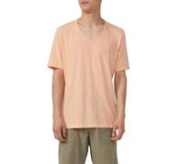 s.Oliver Luftiges T-Shirt mit V-Ausschnitt und Flammgarnstruktur