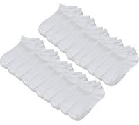 s.Oliver Mädchen 10er Pack Sneakersocken mit weichem Bund Kinder Füßlinge, Weiß (White 0001), 39