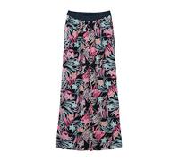 s.Oliver Mädchen 2142524 Hose Wide Leg mit Allover Print, blau, 170