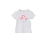 s.Oliver Mädchen 2142939 T-Shirt, weiß, 68