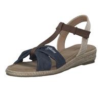 s.Oliver Keilsandaletten in Dunkelblau - 42% | Größe 33 | Kindersandalen