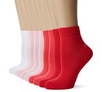 s.Oliver Mädchen 9er Pack Füßlinge mit weichem Bund für Kinder Socken aus Baumwolle Rosa 27/30