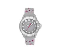 s.Oliver Mädchen Analog Quarz Uhr mit Silikon Armband SO-3922-PQ