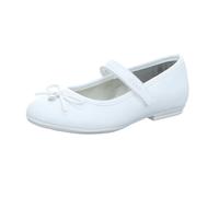 s.Oliver Mädchen Ballerinas mit Schleife Bequem, Weiß (White), 33 EU
