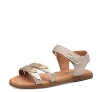s.Oliver Mädchen Sandalen flach mit Klettverschluss Sommer, Gold (Champagne), 37 EU