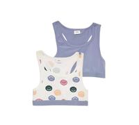 s.Oliver Mädchen T-Shirt-Bustier im Doppelpack, Creme, 140