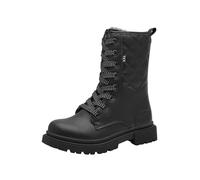 s.Oliver Mädchen Winterstiefeletten zum Schnüren Gefüttert Wasserabweisend, Schwarz (Black), 34 EU