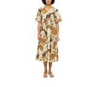 Midikleid aus Baumwolle mit Eingrifftaschen 36 gelb|mehrfarbig 2179145.84A1.36
