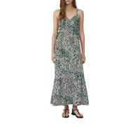 s.Oliver Red Label - Maxikleid aus Baumwolle cyan/schwarz - Gr. - 42