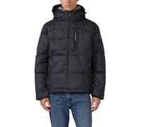 Melierte Pufferjacke mit abnehmbarem Kunstpelz-Innenkragen XL blau 2171127.59A9.XL