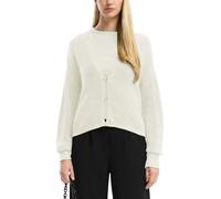 Melierte Strickjacke aus Baumwollmix M creme 2170513.02W0.M