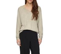 Meliertes Langarmshirt mit Fledermausärmeln 38 braun 2156454.85W9.38