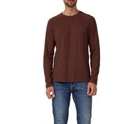 Meliertes Longsleeve aus reiner Baumwolle mit Raglanarm XL rot 2172529.39W0.XL