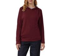Meliertes Longsleeve aus Stretchjersey mit Kapuze 48 rot 2170353.39W8.48