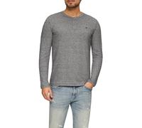 Meliertes Longsleeve mit Henley-Ausschnitt XL grau 2153540.95W1.XL