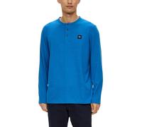 s.Oliver Meliertes Longsleeve mit Henleyausschnitt