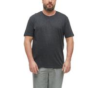 Meliertes T-Shirt aus weichem Baumwollmix 4XL schwarz 2181479.99W1.4XL