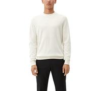 s.Oliver Men's 10.3.11.17.170.2118067 Sweater, White, XL