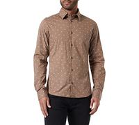 s.Oliver Men's 2125763 Hemden Langarm, braun 86A4, XXL