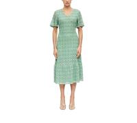 Midi-Kleid mit Glitzergarn und Ajourmuster 42 grün 2176903.72X3.42