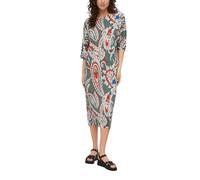 s.Oliver Midi Kleid mit Plisseefalten
