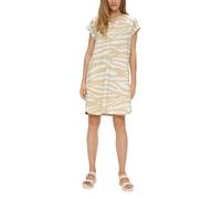 Midikleid S.OLIVER Gr. 38, N-Gr, ecru beige Damen Kleider Freizeitkleider mit Eingrifftaschen (95446640-38)